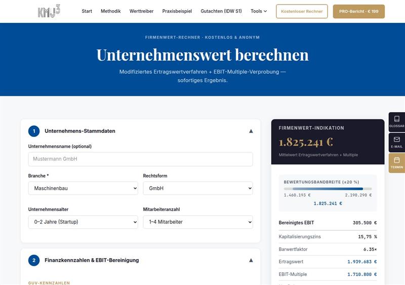 Bewertungsrechner